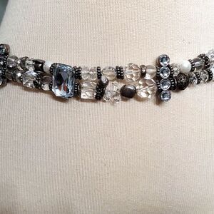 Reinstones and beaded belt. Dress up any outfit with this beautiful belt.